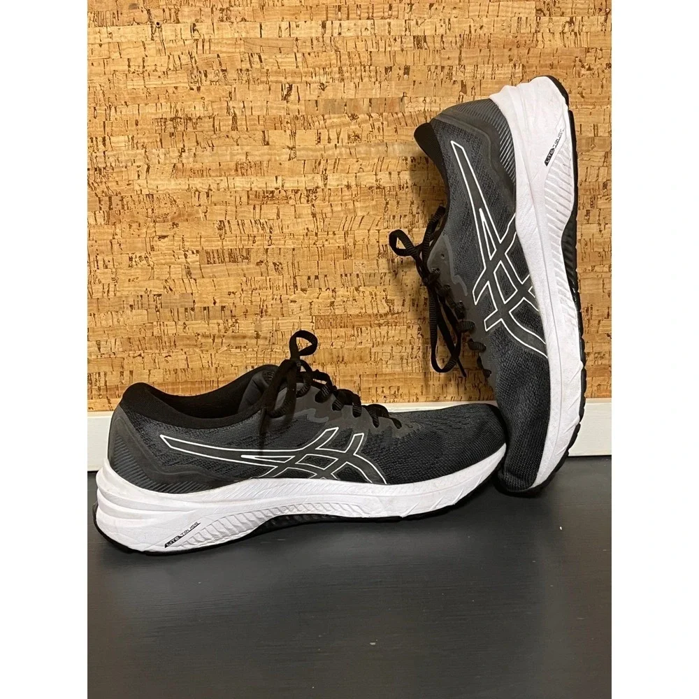 ASICS GT-1000 11 Womens Running Shoes Black White 1012B197 Size 10.5‎